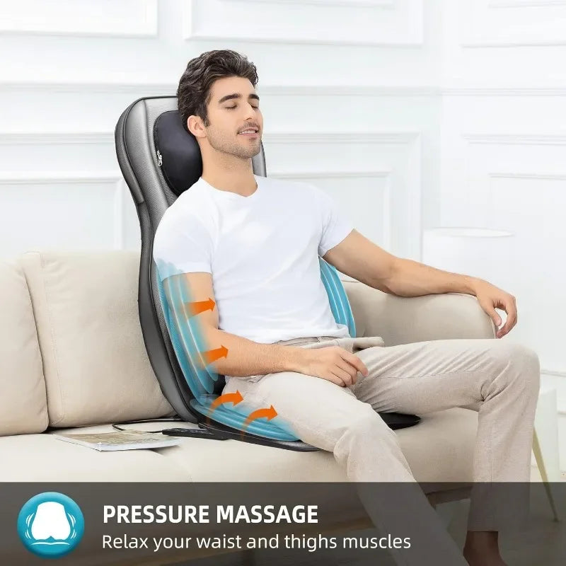 Shiatsu Neck Back Massager For Car Mount And Office