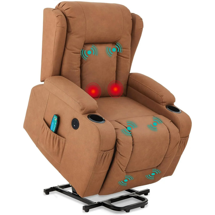 Leather Electric Power Adjustable Furniture for Back Lift Recliner Massage Chair