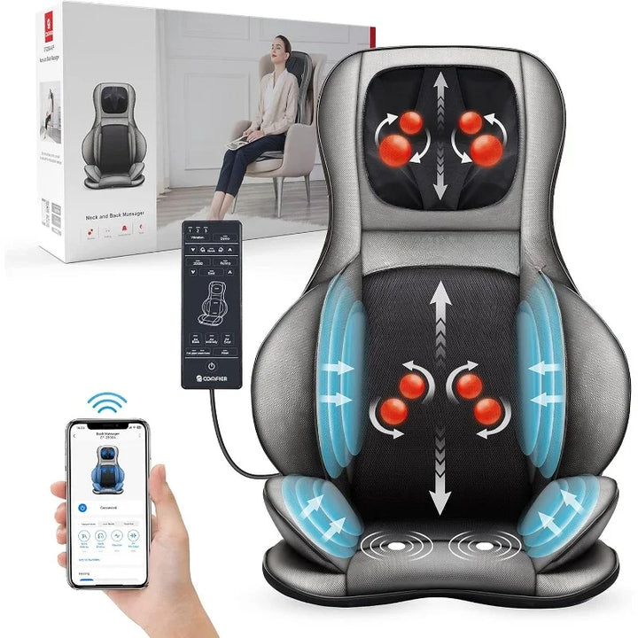Shiatsu Neck Back Massager For Car Mount And Office